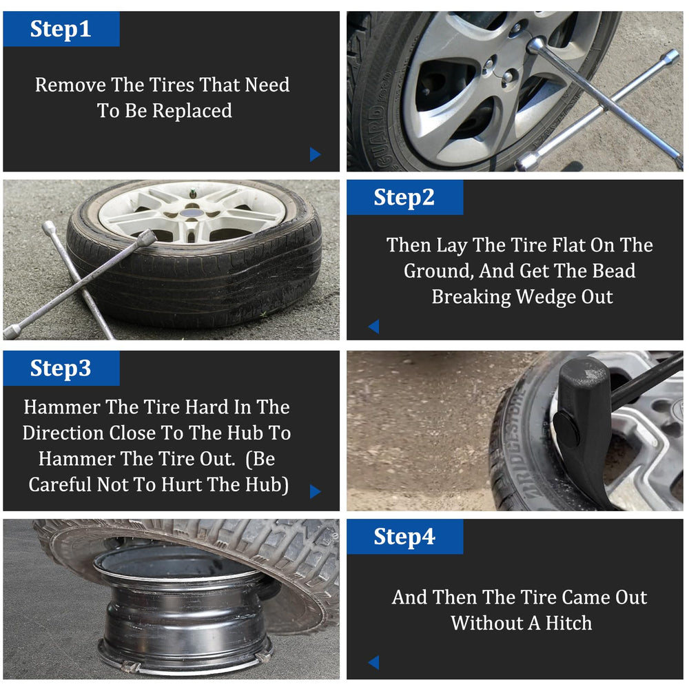 MARKETTY tire-hammer-wide-tire-compatibility supports various vehicle tires