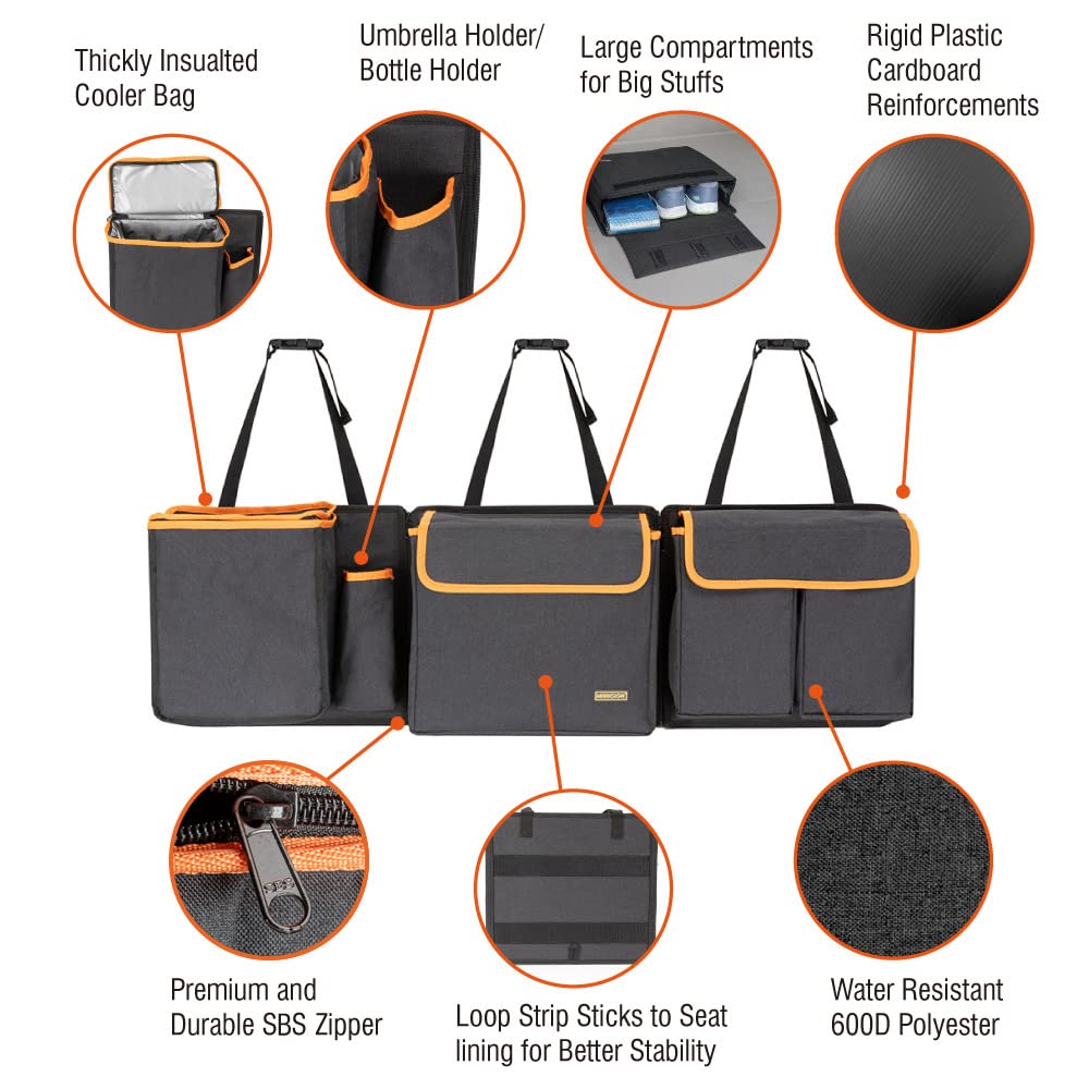MARKSIGN Deluxe detachable modules offer flexible storage for gear.