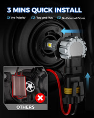 Marsauto 9012 IP68 waterproof design resists moisture in rain