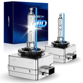 Marsauto D1S HID bulb showing 6000K glow for crisp night visibility.