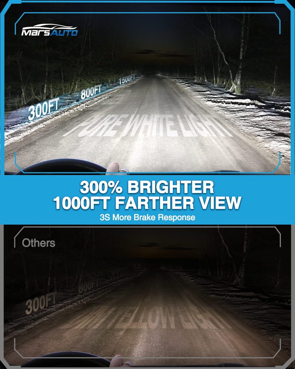 Marsauto D3S HID bulb 5-minute install simplifies replacement