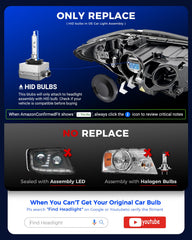 Marsauto D3S plug-and-play, 1:1 OEM size for quick upgrades.