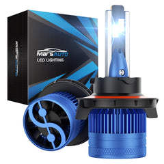 Marsauto H13/9008 bulbs deliver ultra-bright beams for night driving.