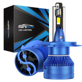 Marsauto H4/9003 fog bulbs illuminate night roads with bright, wide reach.