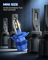 CANBUS-ready Marsauto H4/9003 design for broad vehicle compatibility.
