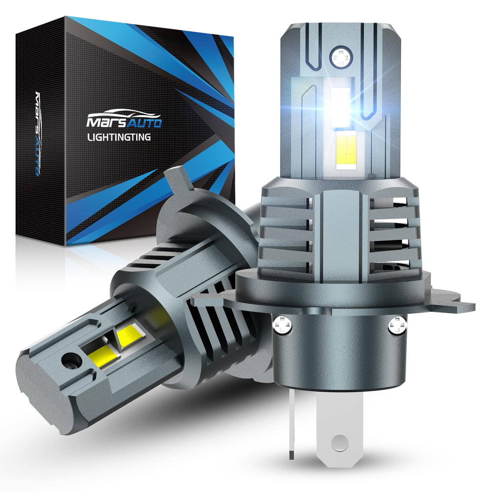 Marsauto H4 bulb brightness-boost enhances nighttime visibility for safer driving.