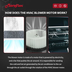 Airflow comparison image illustrating larger air volume capability