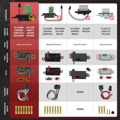 Marsflex resistor assembly note and labeling for easy identification.