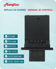 Marsflex blower resistor 973-444 Mustang installed showing easy replacement