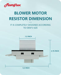 Marsflex blower resistor ready-to-install kit enables faster replacement and airflow control.