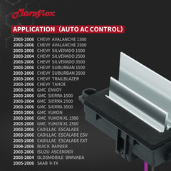 Marsflex blower resistor installed in Chevy dashboard showing precise fit