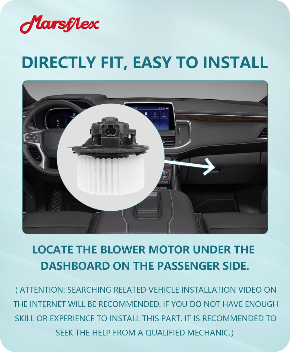 Marsflex Front Blower Motor 22741027 tested under rigorous conditions for long-term use.