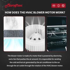 Marsflex blower motor packaging protects the unit during shipping.
