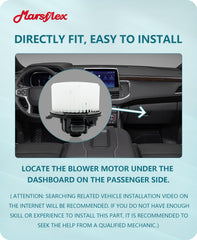 Marsflex motor operates with low noise for a calmer cabin