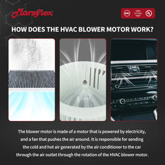 Marsflex front blower motor single unit for easy replacement.