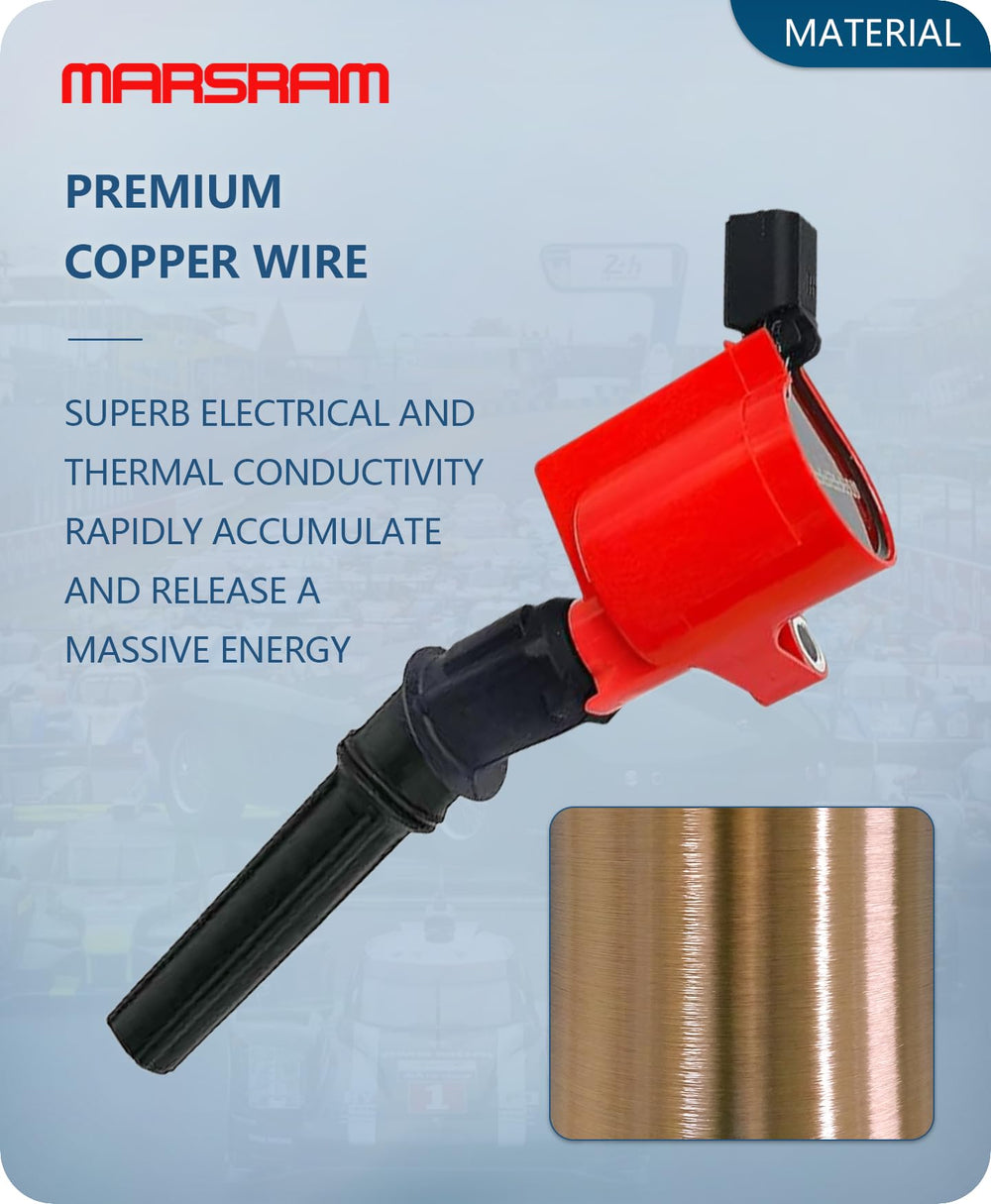 Marsram DG508 label confirms model compatibility and warranty.