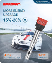 Marsram UF529 ignition coil pack on VW GTI engine supports smooth starts.
