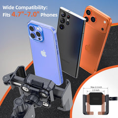 Marsrider secure lock system keeps your phone stable on rough roads.
