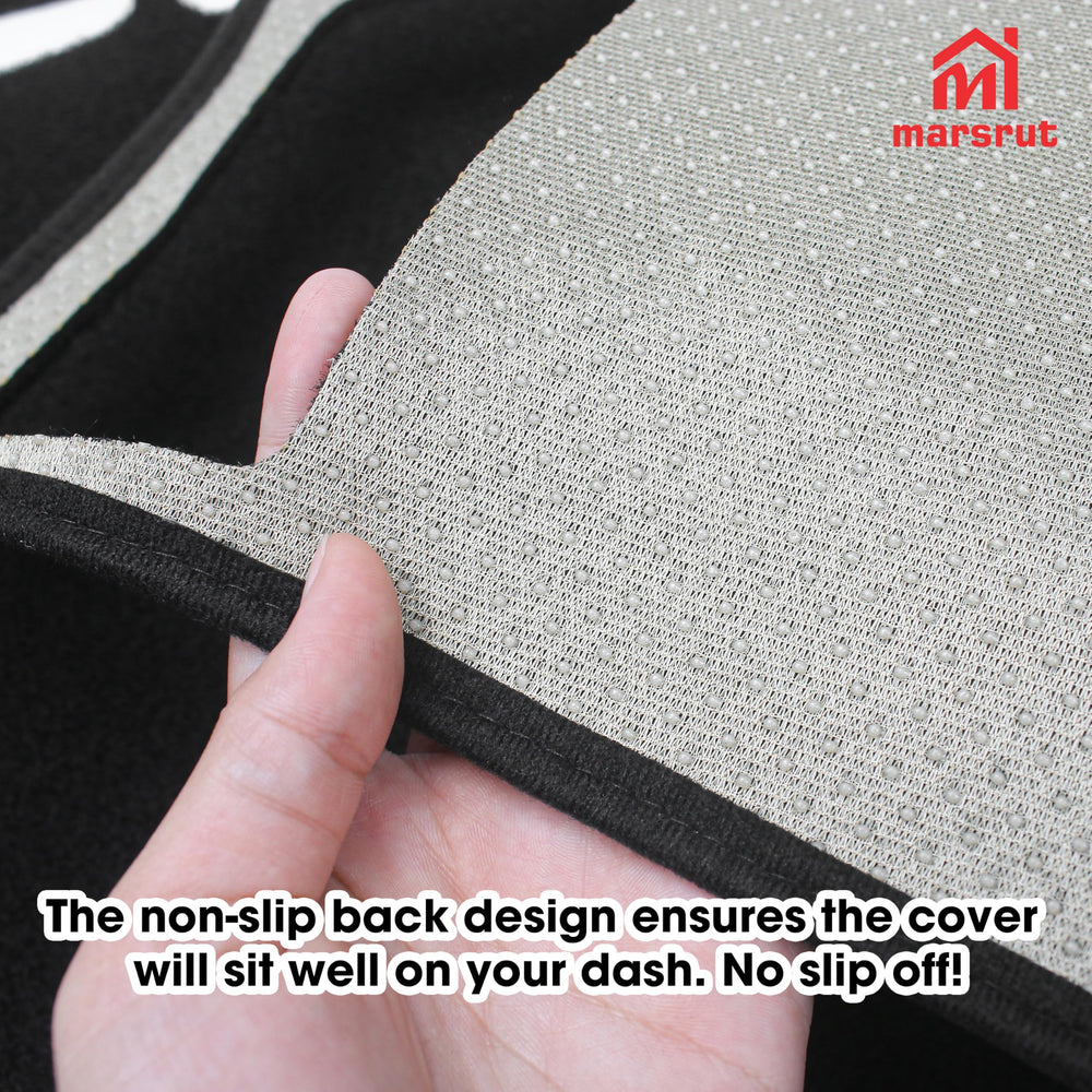 Marsrut dash cover protects from sun and dust, keeping the dash cleaner.