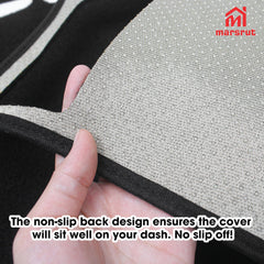 Marsrut dash cover protects from sun and dust, keeping the dash cleaner.