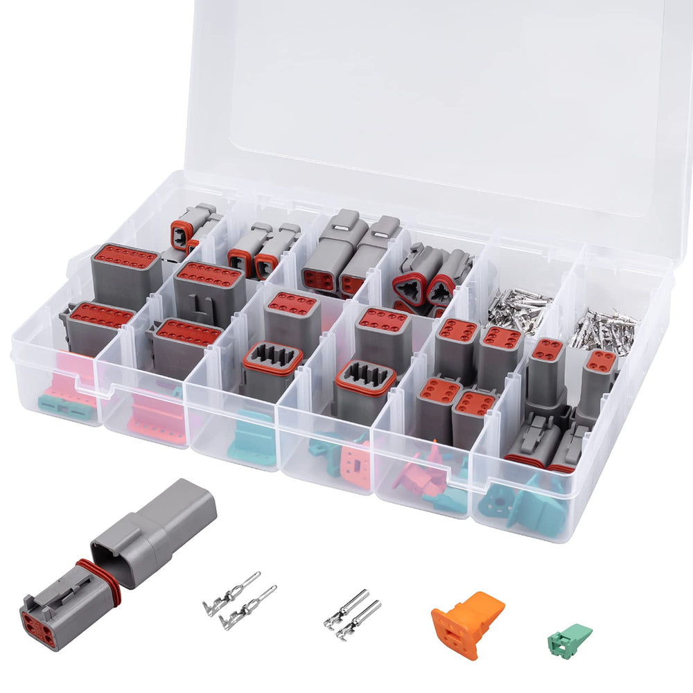 Marvelity Deutsch DT kit overview with rugged housing for reliable connections.