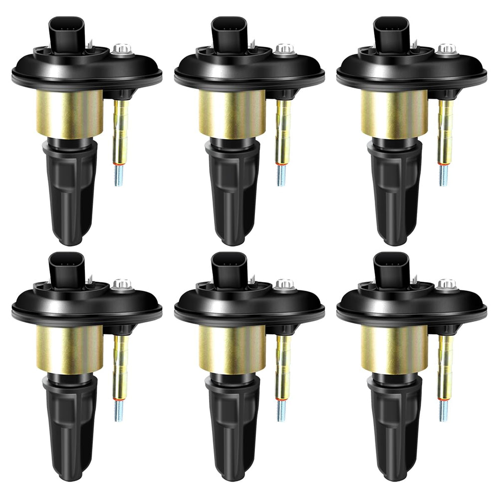 MAS ignition coil pack six-pack box shows a complete replacement set