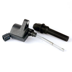 Internal assembly view of MAS ignition coils illustrating coil windings and quality build.