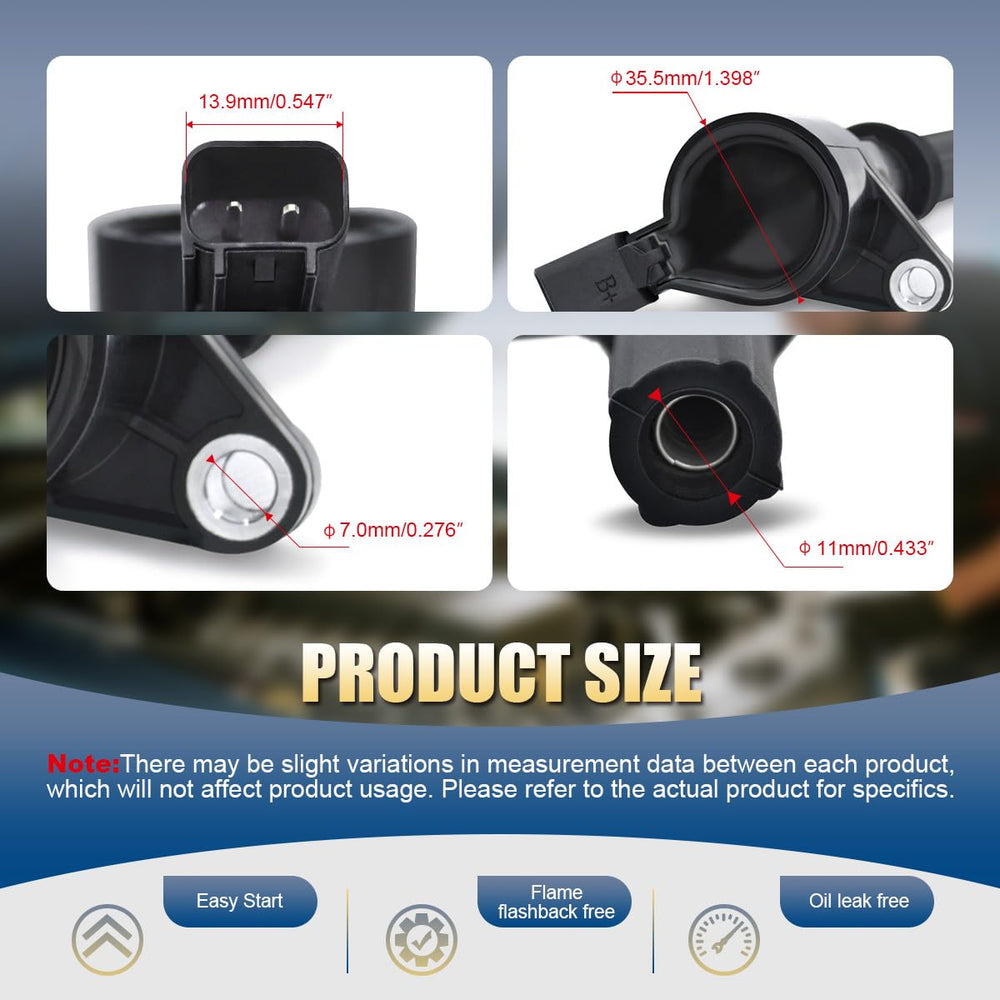 MAS ignition coils DG508 heat-resistant boot prevents heat stress wear