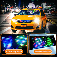Maschsea LED matrix panel scrolling text presentation example