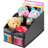 Masirs Back Seat Car Organizer folded flat for easy trunk storage.