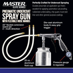 Extension wands provide 22-inch reach for hollow-frame access.