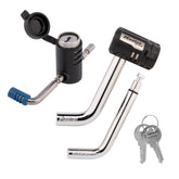 Master Lock 2848DAT receiver lock with bent-pin design for trailer security.