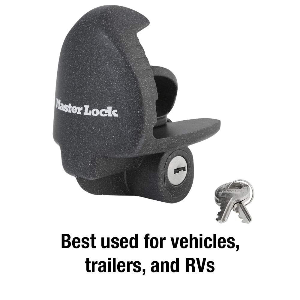 Master Lock 379ATPY simple installation speeds securing trailers and vehicles.