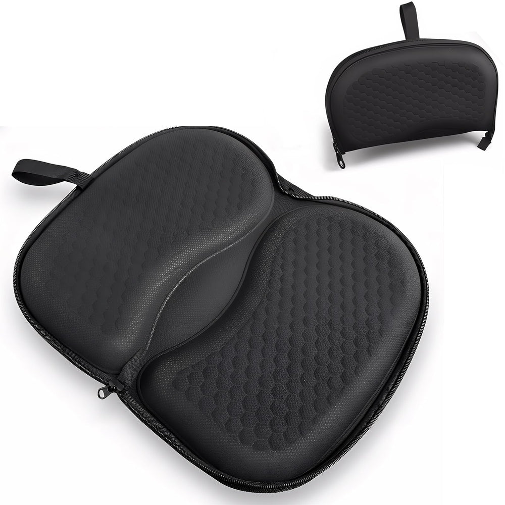 masteymoh foldable travel seat cushion with honeycomb gel for compact portability