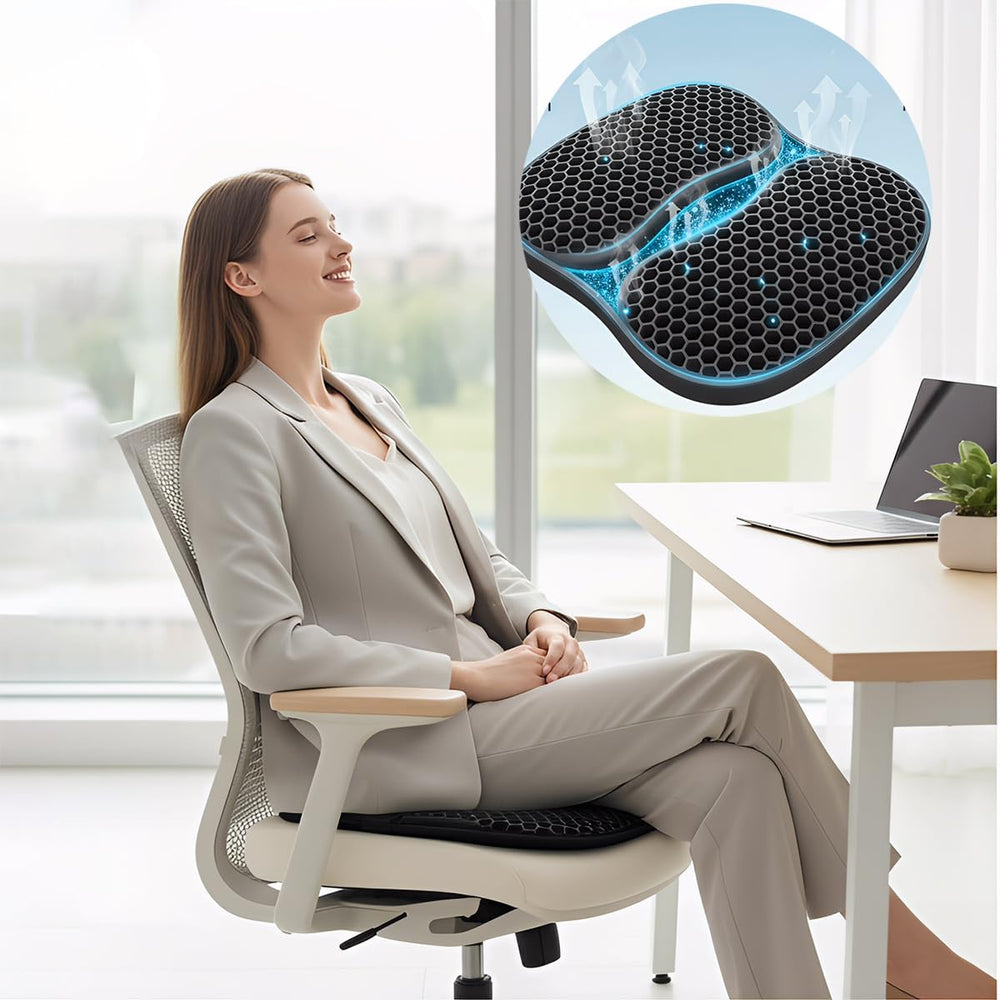 masteymoh vented top and gel core promote cooling and comfort