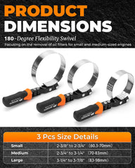 MateAuto 12-inch adjustable oil filter pliers providing strong grip in tight engine bays.