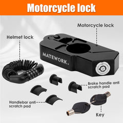 Matework easy-installation enables quick securing for busy riders.