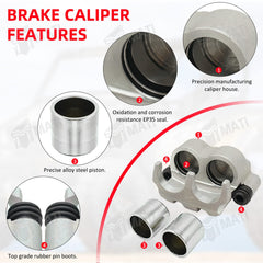 M MATI brake pads set for smooth, consistent braking on rugged terrain.