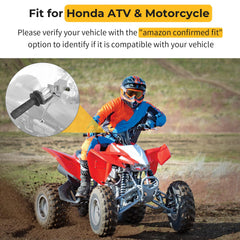 M MATI fits 7/8 handlebars, simplifying installation on Honda ATV models.
