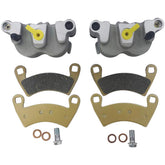 M MATI front-left brake caliper for Polaris Ranger enhances braking reliability.
