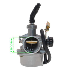 Maxanda PZ19 carburetor supports 125cc and 110cc engines for versatile performance
