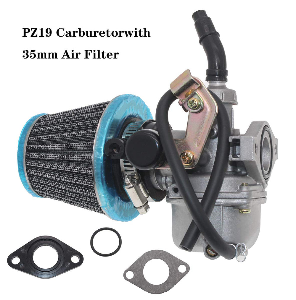 Maxanda PZ19 carburetor installed on Baja 70-90cc for smooth fuel delivery