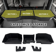 MAXDOM large-capacity design maximizes underseat space for gear and tools