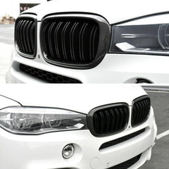 MAXDOM paired front grilles come as a complete upgrade package for BMW front end