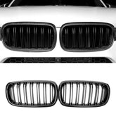 MAXDOM real carbon fiber front upper grill on BMW X5 F15 enhances sporty aesthetics