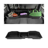 MAXDOM under-seat storage installed in Chevy Silverado Crew Cab keeps tools organized and accessible