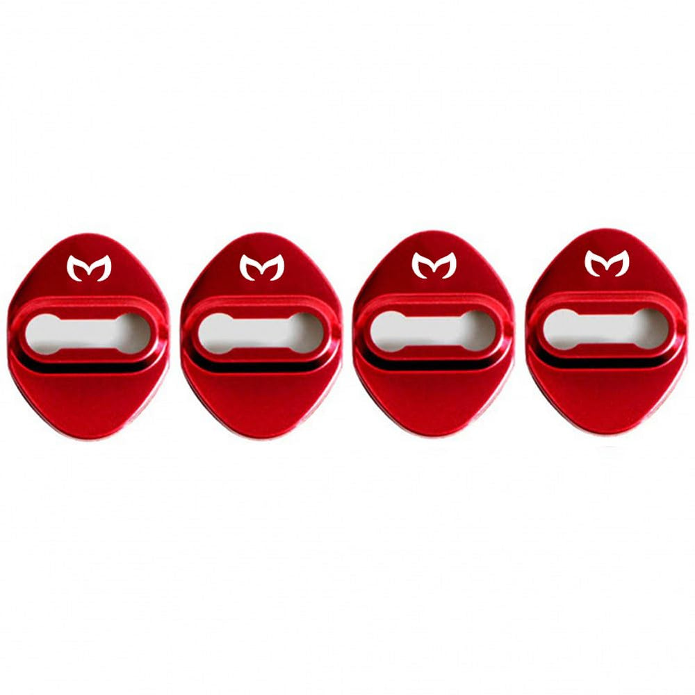 MAXDOOL stainless steel door lock cap for Mazda 3 keeps locks protected and looking sharp.