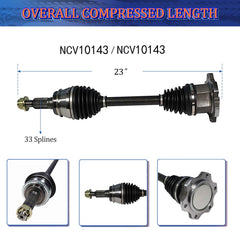 Maxfavor CV axle front pair—factory-tested parts for reliable fit
