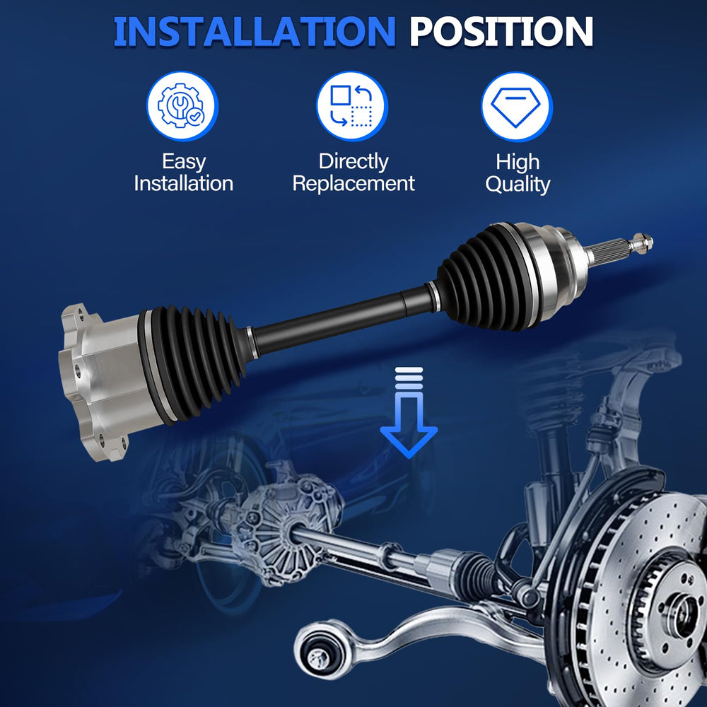 Maxfavor CV axle front pair for Yukon XL—durable front shafts for highway stability