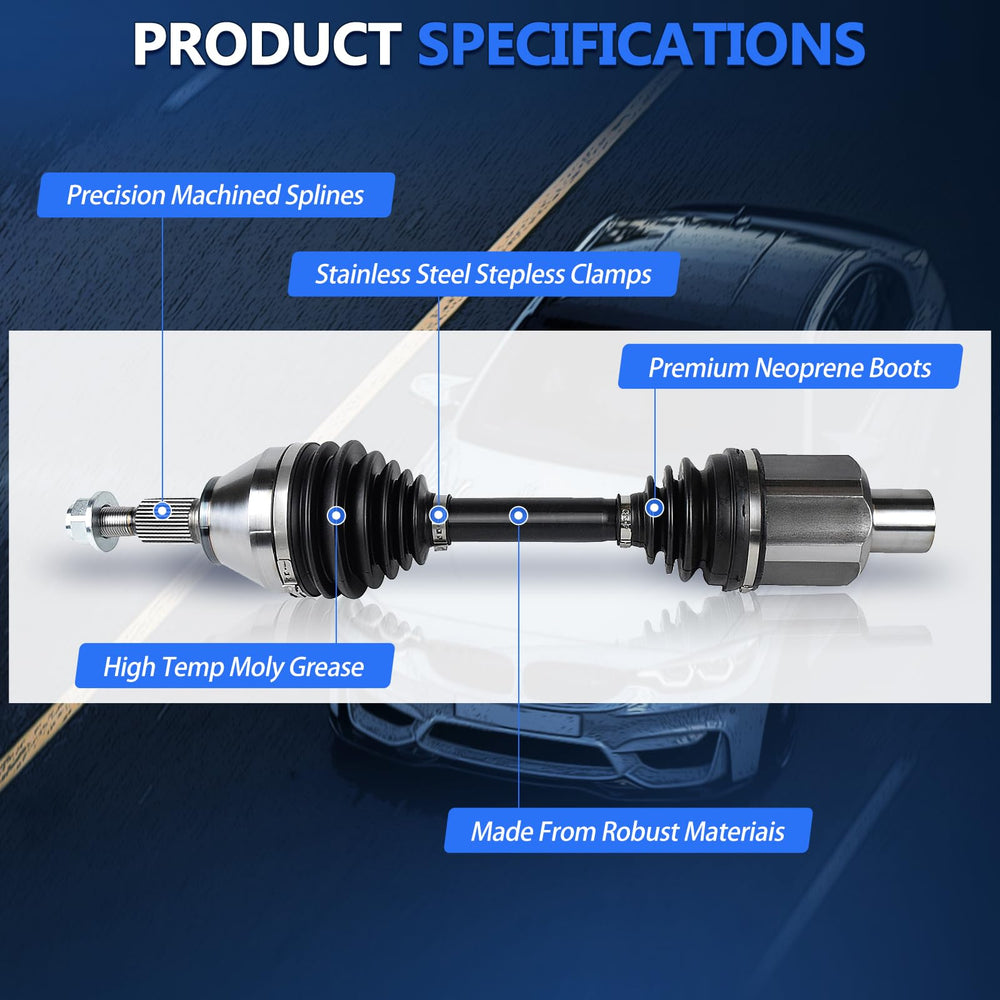 Maxfavor CV axle front Ram 1500 NCV10040 matches OE specification for easy replacement